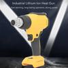 Cordless Heat Gun 300W Hot Air Gun Ceramic Heating Air Dryer Soldering Thermal Blower with LED Display Fit DCB200 18V Battery
