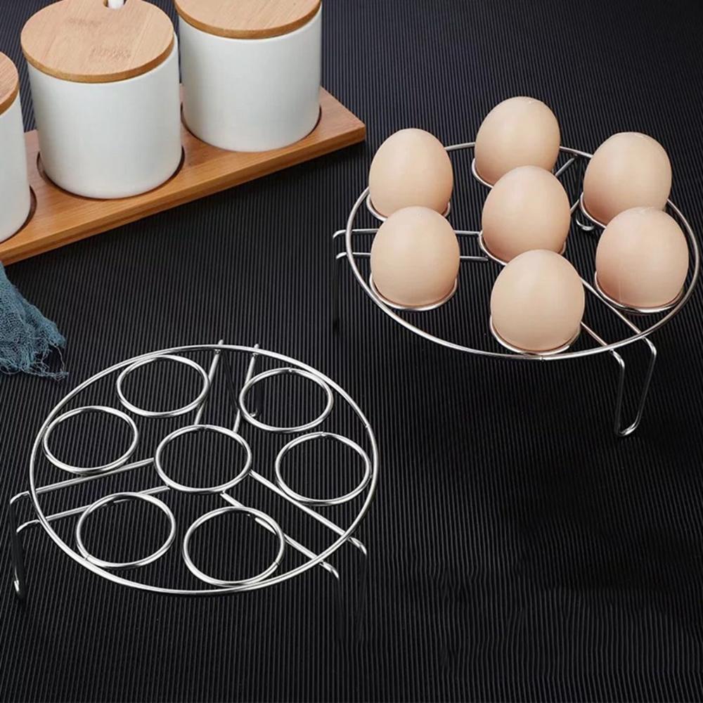 Heat Resistant Stackable Stainless Steel Steaming Tray Egg Steamer Rack Trivet Stand Holder