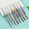 Nail Art Remover Tool Double-ended Multi-use Steel To Push Off Dead Skin Stratum Corneum Nail Trimming
