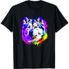 Alaskan Malamute Pop Art & Splash Art Alaskan Malamute T-shirt(3)