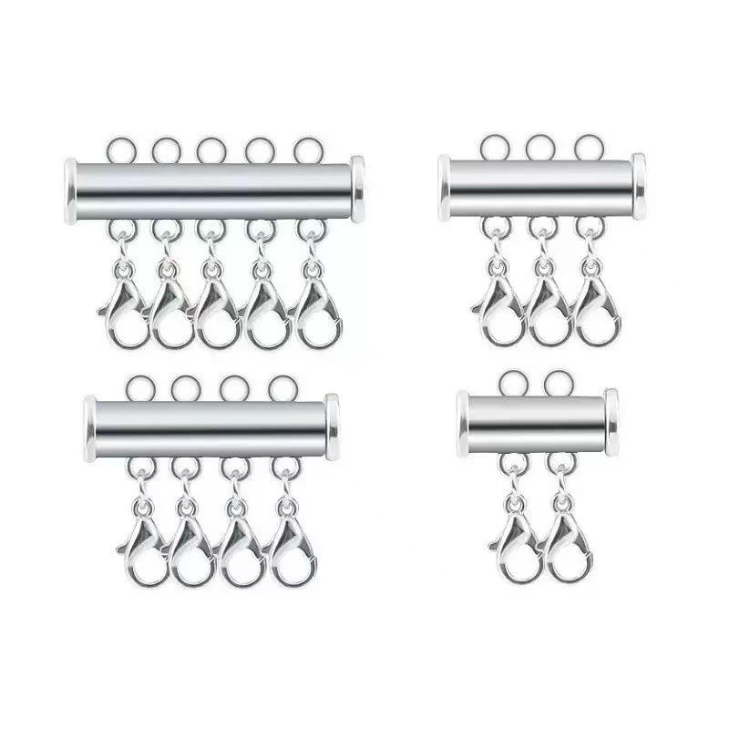 Color-Protective Magnetic Multi-Row Clasp for DIY Bracelet/Necklace