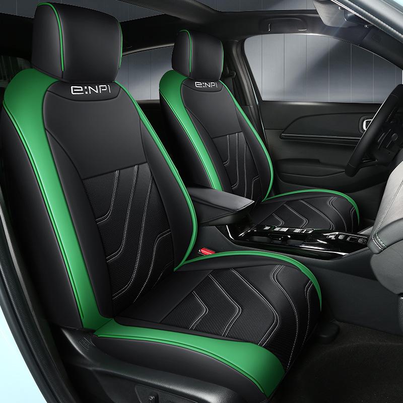 Universal Wear-Resistant Leather 5-Seat Car Cushion for Ji Pai 1