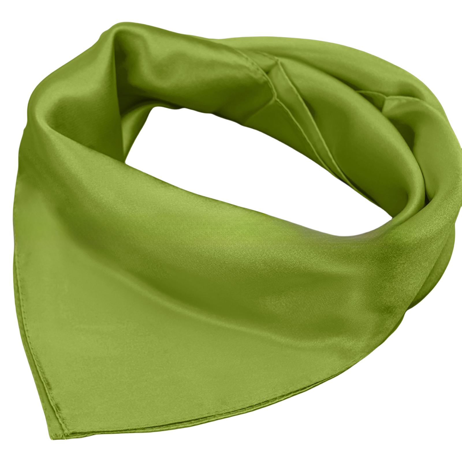 

Большой квадратный шарф с шелковистой текстурой для мужчин и женщин, многофункциональный головной платок, унисекс, хиджаб, уличные шейные платки, для повседневной носки зелёный