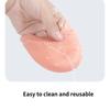 1/2Pairs Toe Protection Forefoot Pads Silicone Insoles Comfortable Shoe Pads Pain Relief Silicone Non-slip Shoe Insole for Women