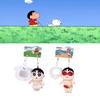 Crayon Shin Chan Plush Keychain Toy Stuffed Doll Pendant Decoration Backpack