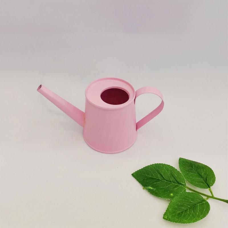 Long Spouts Watering Can Iron Without Splashes Light weight Body Effortlessly Pouring For Potted Plant Gardeners