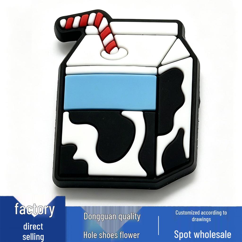 New Crocs Flower Charms: Cute, Versatile PVC Food Series Buckles for Crocs Shoe Decorations