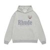 RHUDE Unisex Mehrfarbiger Trendiger High Street Bedruckter Hoodie