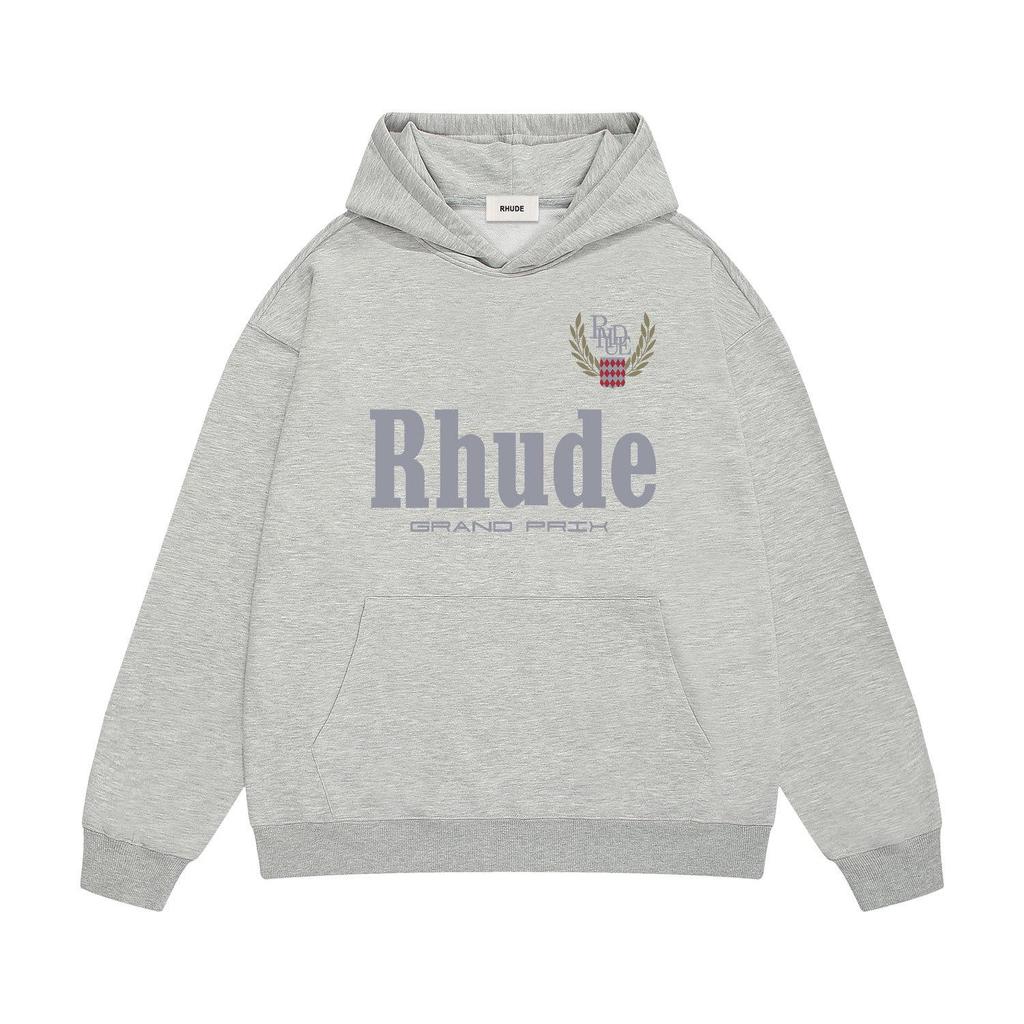 RHUDE Unisex Mehrfarbiger Trendiger High Street Bedruckter Hoodie