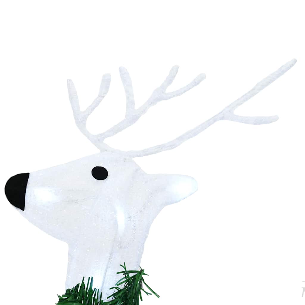 LED Reindeer 2 pcs Cold White Fabric