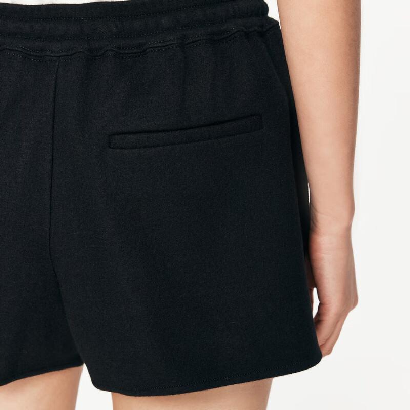 JNBY 24 Autumn Wool Cashmere Casual Straight Short Pants