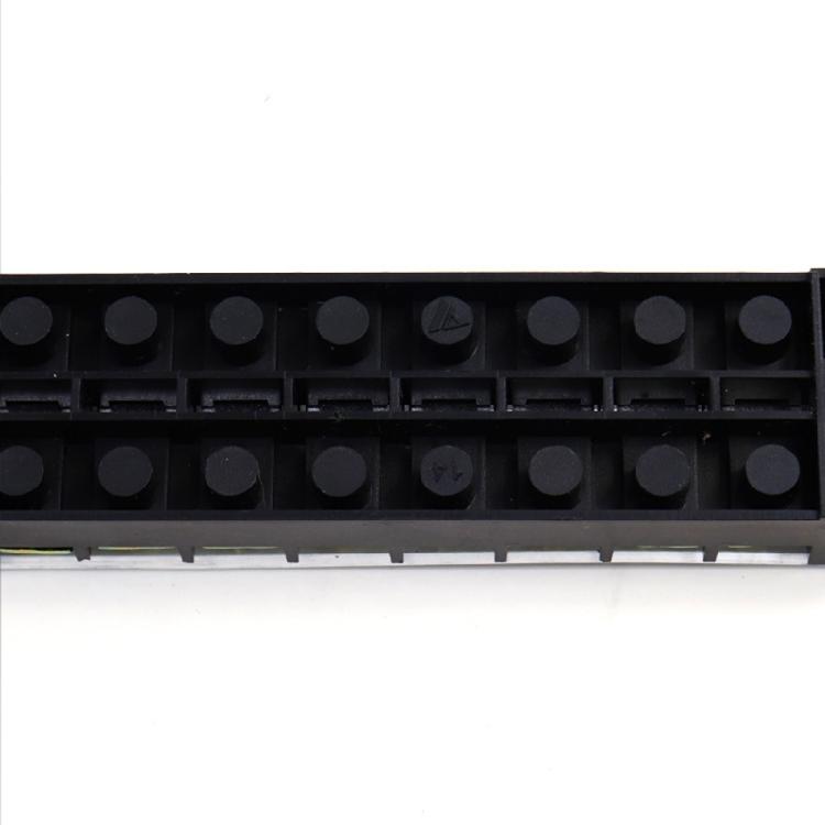 Cable Barrier Block Double Row Wire Connector Fixed Wiring Board Electrical Barrier Terminals Panel 3/4/5/6/8 Position