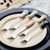 Cute Cat Paw Wooden Fruit Forks (2-Pack)