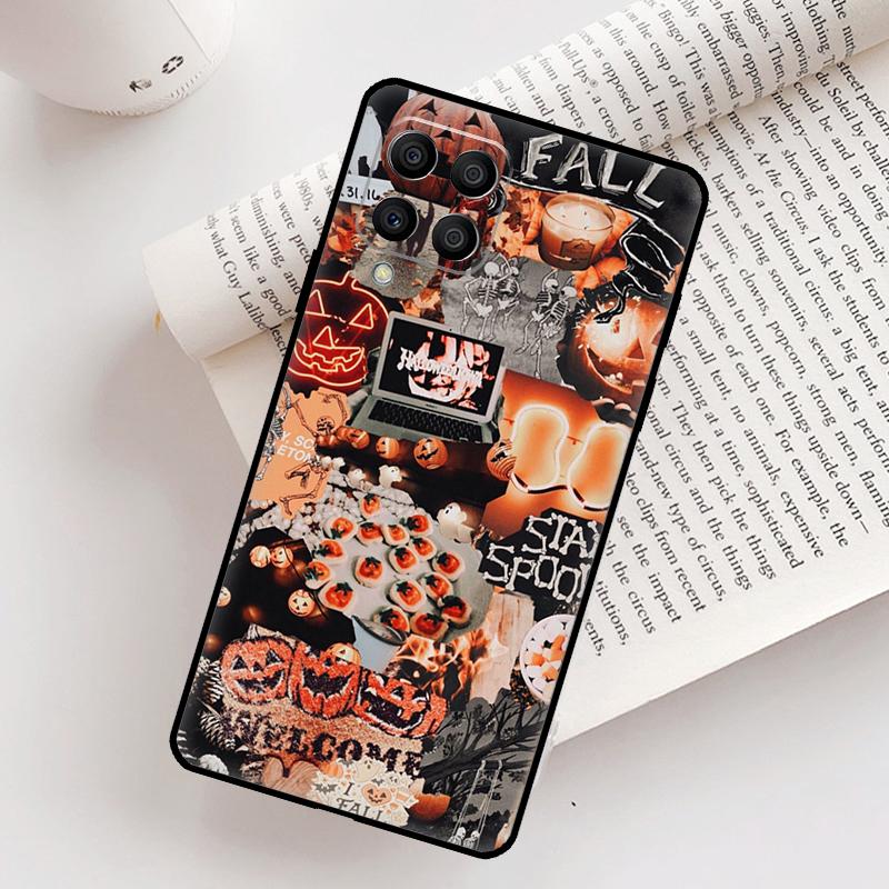 Halloween Aesthetic Case For Samsung Galaxy M21 M31 M13 M33 M53 M15 M35 M55 M16 M36 M56 M12 M32 M52 M14 M34 M54