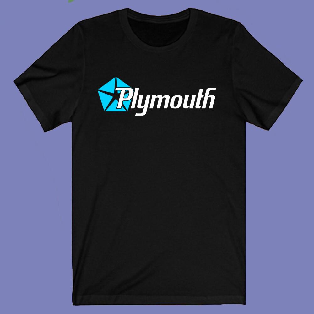 Plymouth Car Classic Men#039;s Black Tshirt Size S5XL Unisex T-Shirt XXL