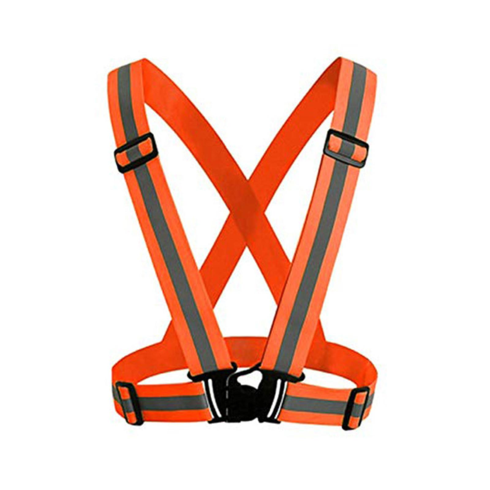 Reflective Shoulder Straps, Safety , Elastic Shoulder Straps One Size