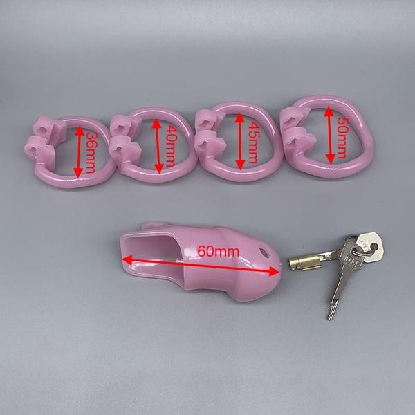 Resin Male Lock with 4 Size Rings