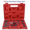 Tools Universal Kit Piston Pad 12pc Disc Brake Caliper Wind Back Kit For Trucks/Cars
