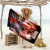 Bayern Munich Football Team Personalized Text Beach Towel High Absorbency & Quick-Dry Suitable for Swimming Gym Camping Yoga Vacation
