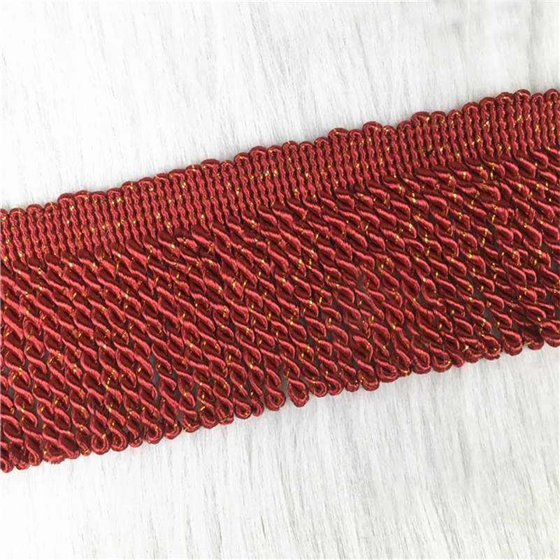 11.5 Meter Big 8cm Fringe Tassel Trim Upholstery Curtain Lamp Trimmings Bag Costum Trims