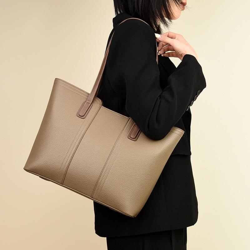 Women's Cross-Border Tote: 2026 Fashionable Large-Capacity Work Handbag