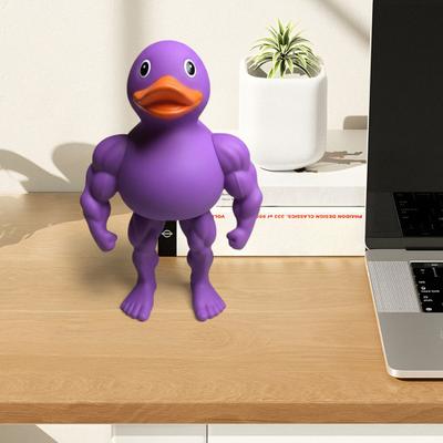 Muscle Duck Figurine The Gym Bro of The Duck World