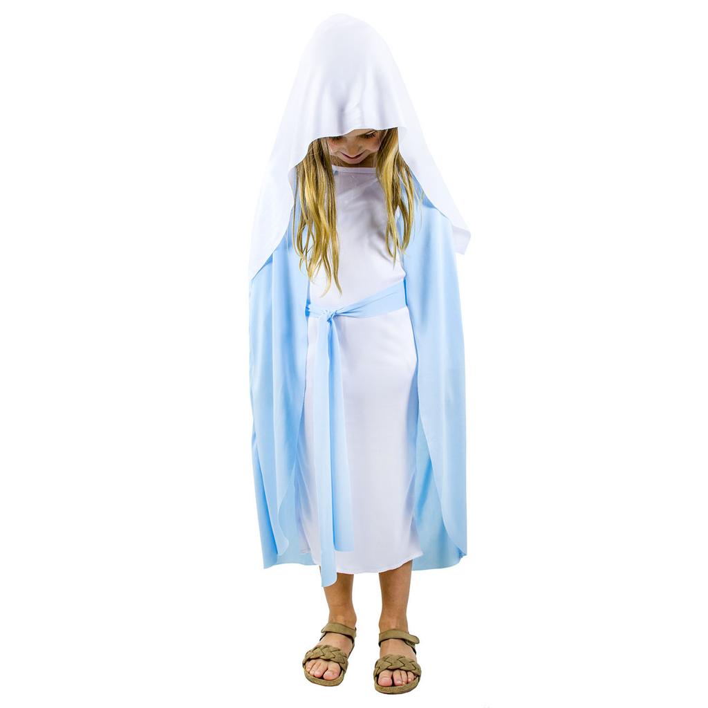 Mary Nativity Play Costume for a Costume Ball Mary Nativity Play Costume Mary Nativity Play Costume for Children Size 128-134