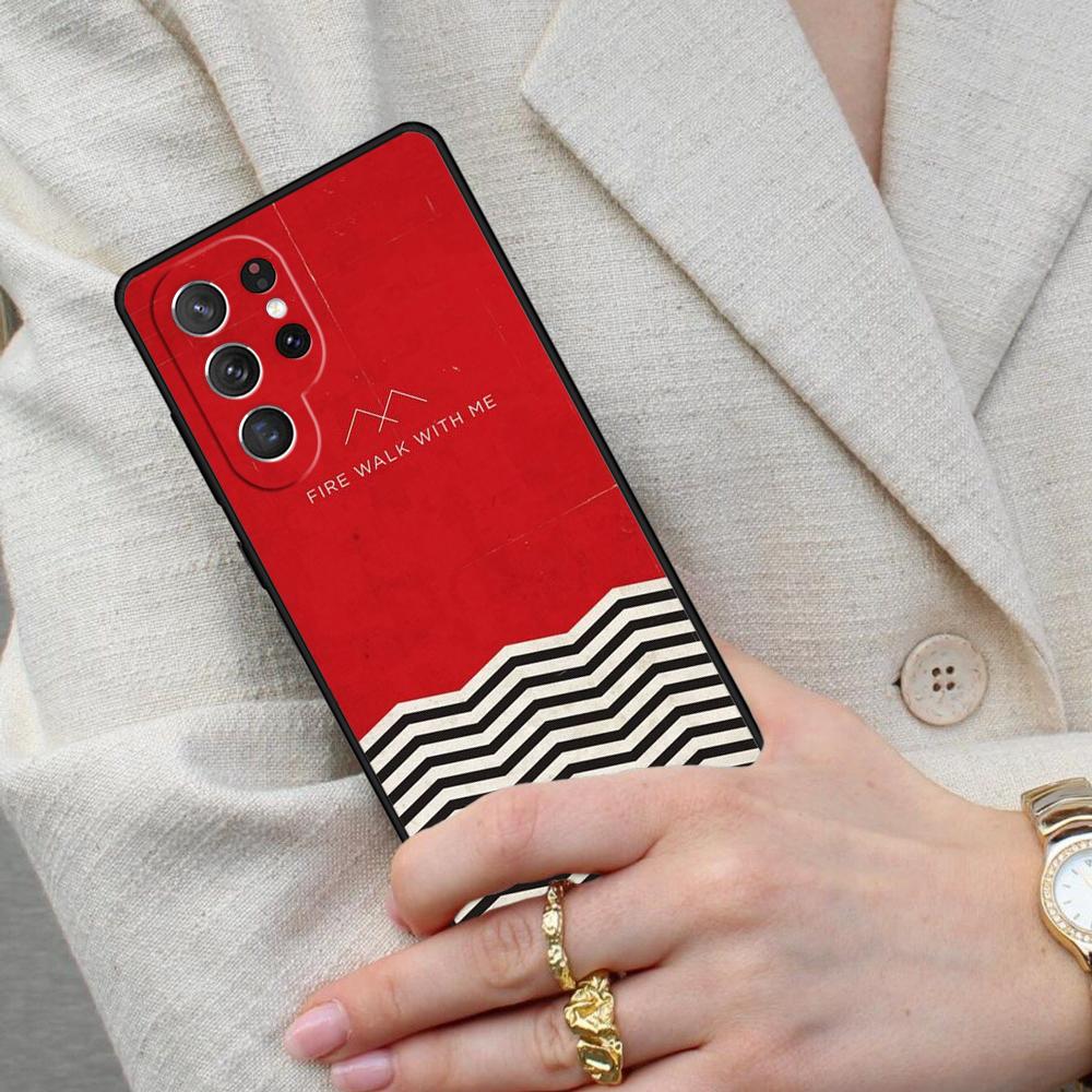 TWIN PEAKS Art Print Cell Phone Case for Samsung Galaxy S26 Ultra S25 S24 S23 S22 S21 S20 Note10 Cover