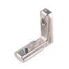 10pcs L Shape Angle Brackets Inner Corner Connectors with Fastening Screws Structural Support Holder for T Slot Profiles