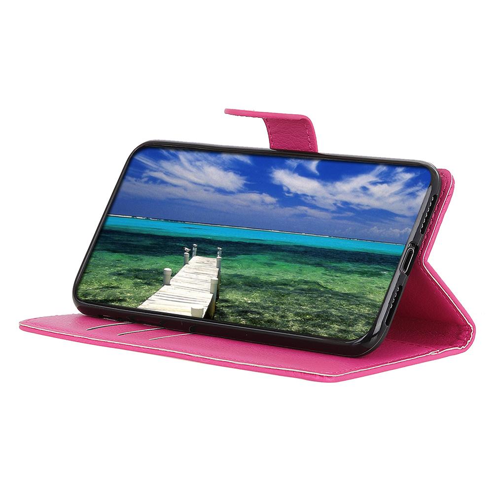

For Samsung Galaxy S23 FE PU Leather Flip Cover Stand Wallet Protective Phone Case Rose