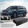 2 In 1 Car Radio Storage Box Multi Purpose ABS Universal 1DIN 2 Layer Cup Holder For Collecting Items Car Radio Black Cup Holder