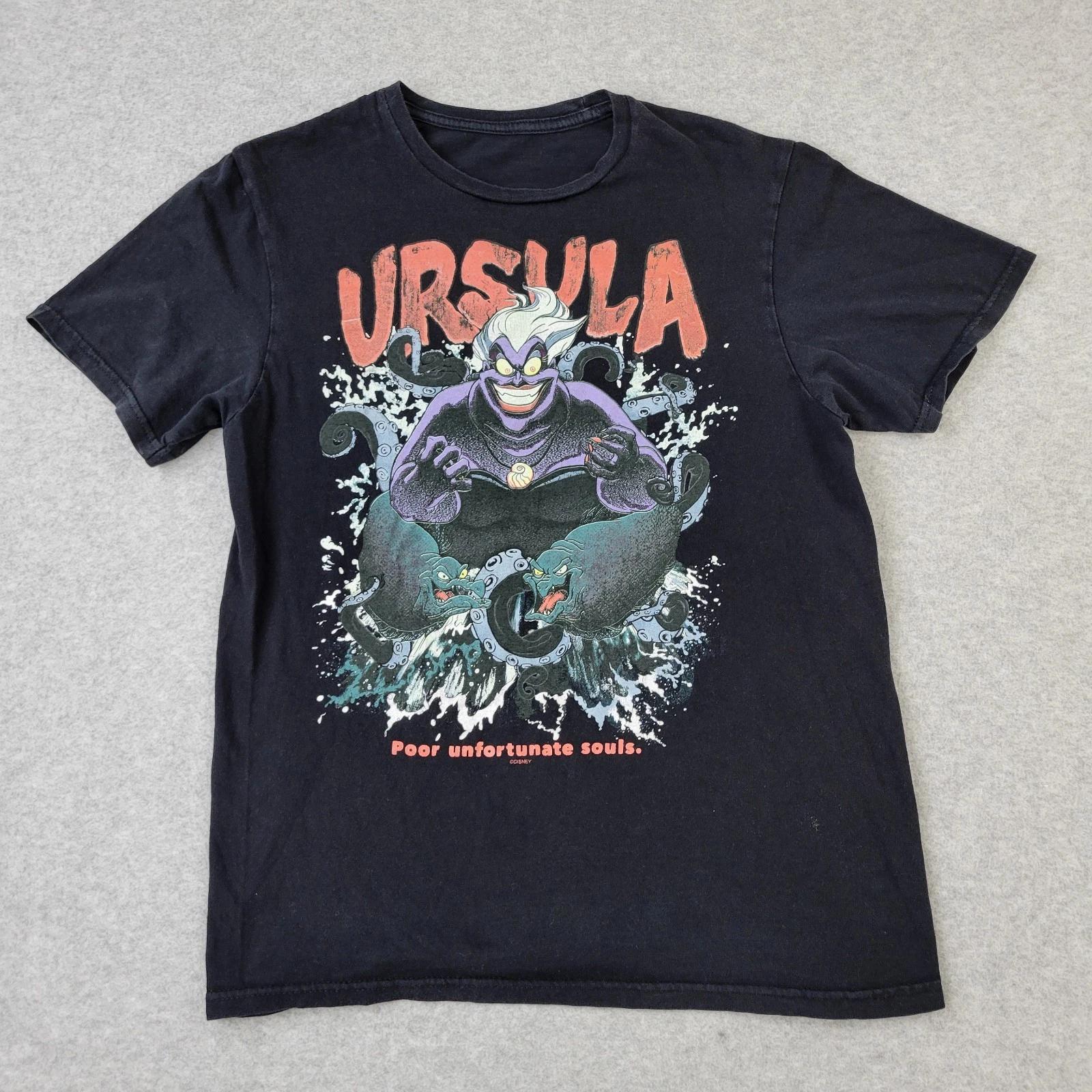 The Little Mermaid Ursula Shirt Mens Small Black Poor Unfortunate Souls Graphic S