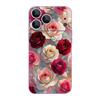 Oil Painting Rose Flowers Lanyard Case For iPhone 17 Pro Max Soft Silicone Cover For iPhone 16 Pro Max Funda iPhone 15 14 13 12 11 16E
