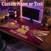 Queensland Maroons Customized Name Text Mouse Pad, Large Desk Mouse Mat Personalized Home Office Present