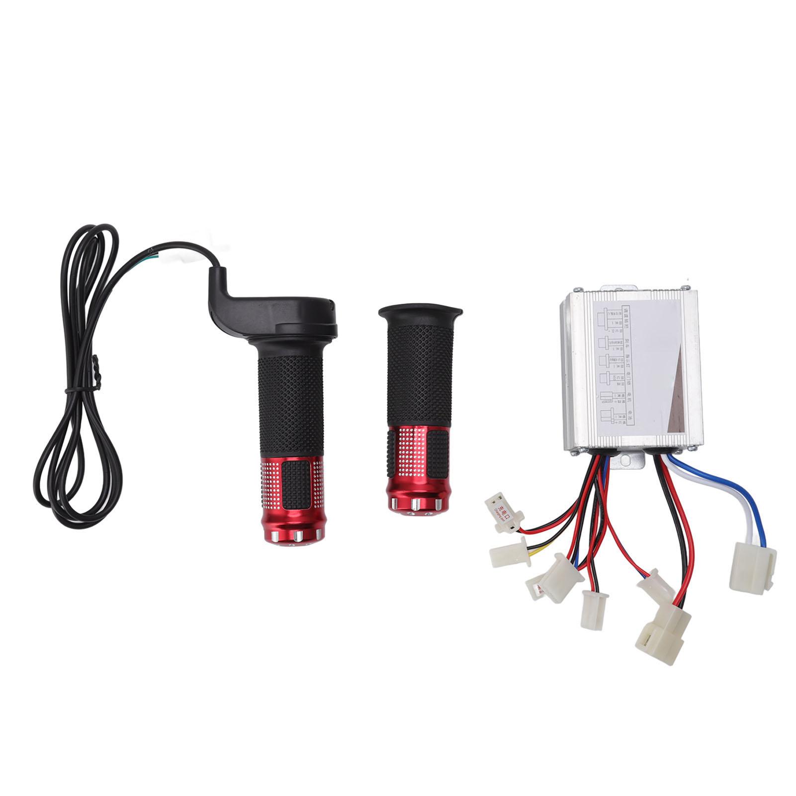 

Регулятор скорости коллекторного двигателя постоянного тока 24 В 350 Вт с комплектом ручки газа для скутеров, электровелосипедов