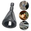 External Chamfer Deburring Tool 1pcs Black CR12 MOV Material Safety Design For Wood / Hardened Steel Practical