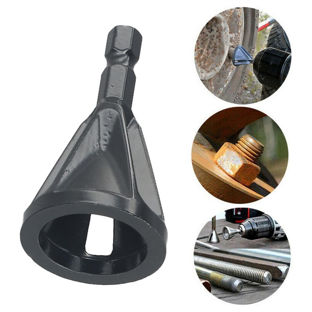 External Chamfer Deburring Tool 1pcs Black CR12 MOV Material Safety Design For Wood / Hardened Steel Practical