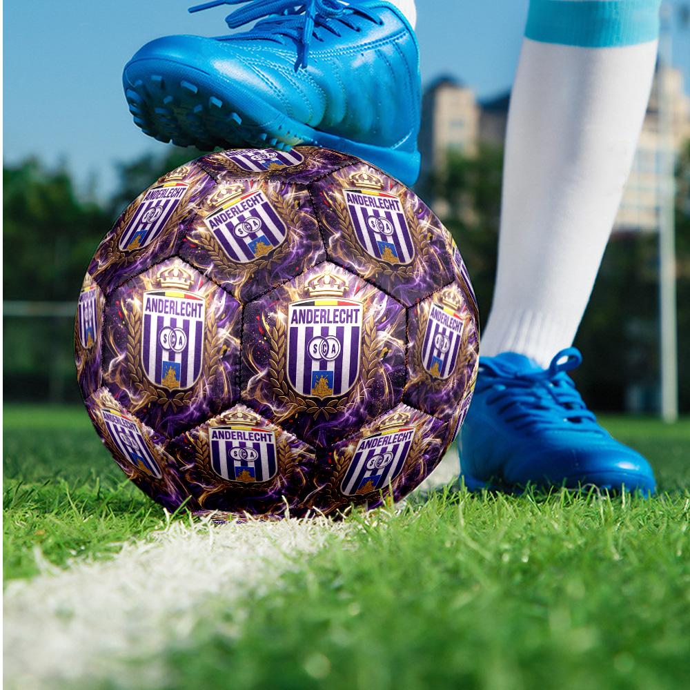 Anderlecht FC Size 5 Standard Football Durable Training Match Soccer Ball for Adult Outdoor Sports