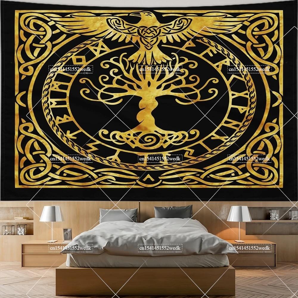 Academia Witchy Witchcraft Wall Hanging Tapestry Moth Moon Skulls Tapestries Aesthetic Room Decor Skeleton Tapestrys Wallpapers