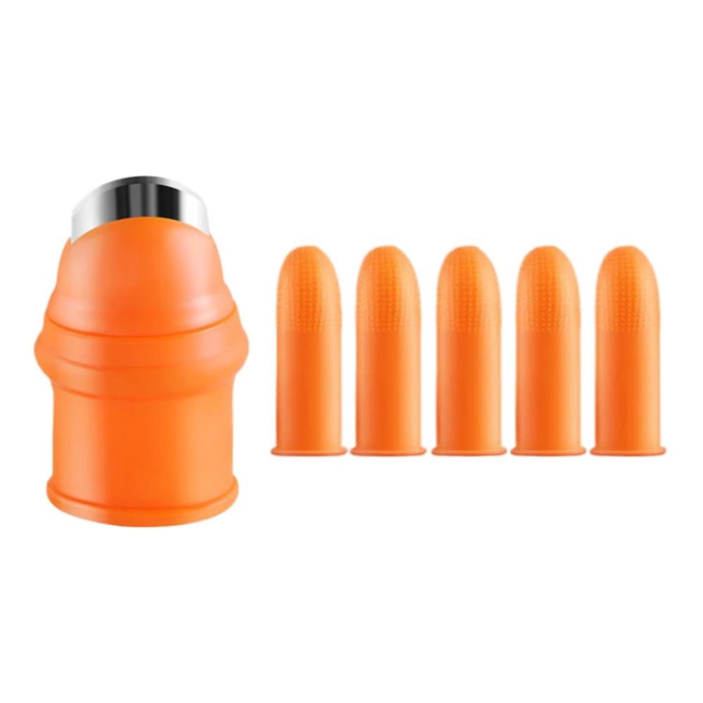 

Силиконовый нож для большого пальца, защита для пальцев, нож для сбора овощей, лезвие для растений, ножницы, режущие кольца, садовые перчатки A Female style