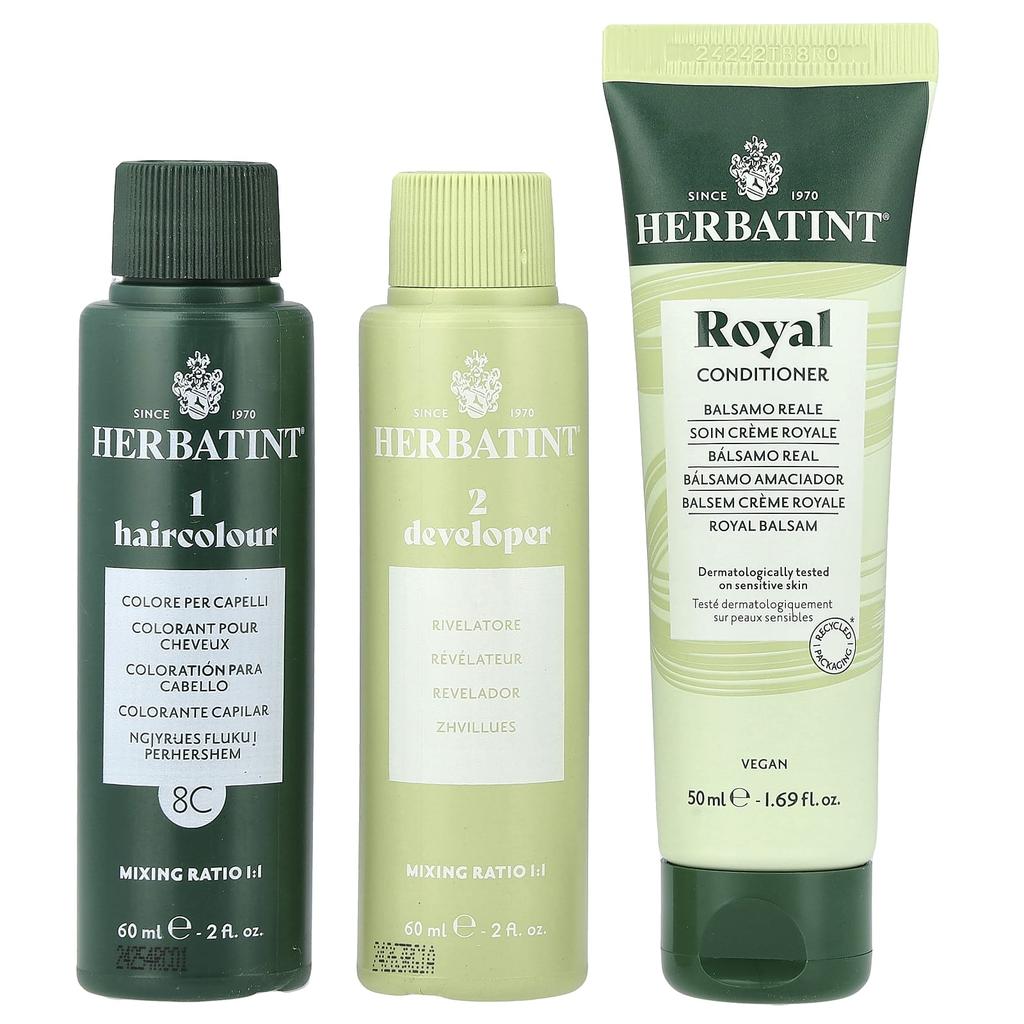 Permanent Color Gel, 8C, Light Ash Blonde, 135Ml (4.56 Fl Oz)