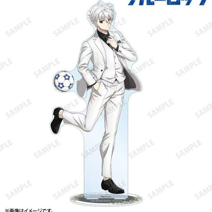 Périphériques Anime Blue Lock Figurine Rin Itoshi Support Acrylique Figurine Sae Itoshi Plaque de Support Yoichi Isagi Jouets de Collection