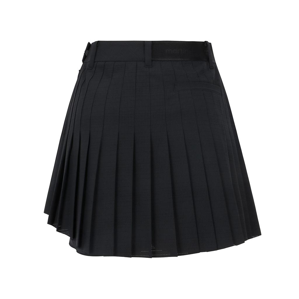 MARTINE GOLF Pleats Wrap Culottes_Black