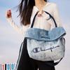 New Champion Fabric Backpack Shoulder Bag Unisex Light Blue Denim/Photon Gray/Black U5BACPU59