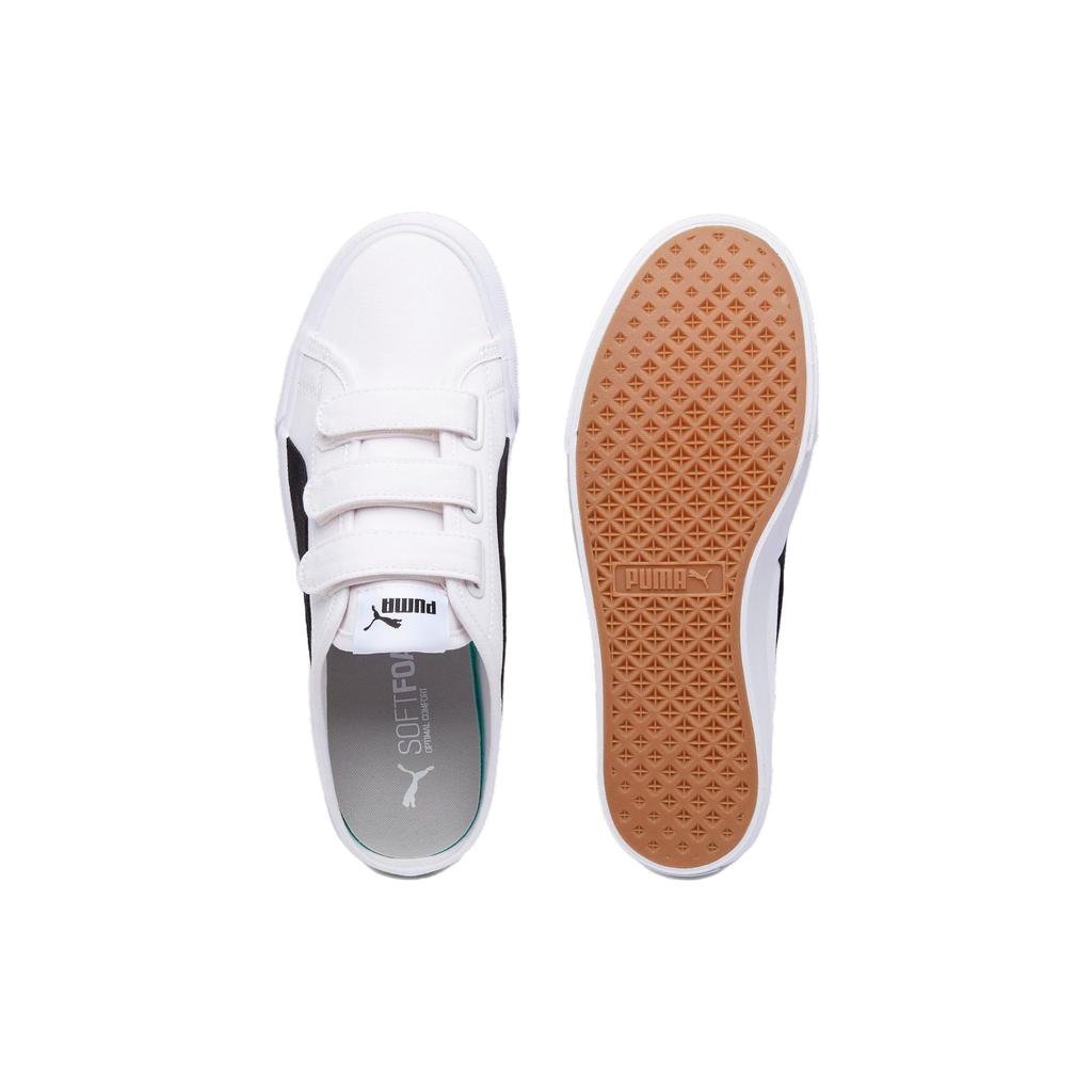 Puma Bari Mule Polyvalent Confortable Léger Décontracté Durable Chaussures de Skate Basses Chaussures Femme Blanc Noir 394289-04