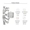Explosive creative fashion ladies watch LOVE diamond bracelet watch quartz watch, suitable for Christmas Halloween gift