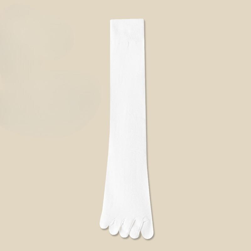 1 Paar Damen Fünf-Zehen-Geteilte Zehen Kompressionssocken - Elastisch Wadenlänge Geeignet für JK-Röcke, College-Uniformen, Kurze Kleider, Kleidersocken