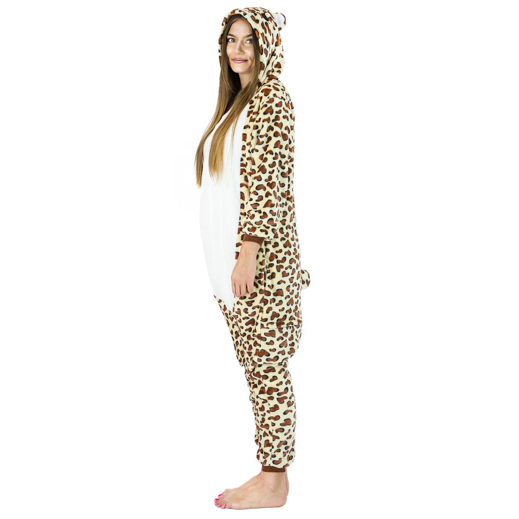 Einteiler Kigurumi Schlafanzug Kostüm - Leopard Einteiler Kigurumi Schlafanzug Kostüm - Leopard