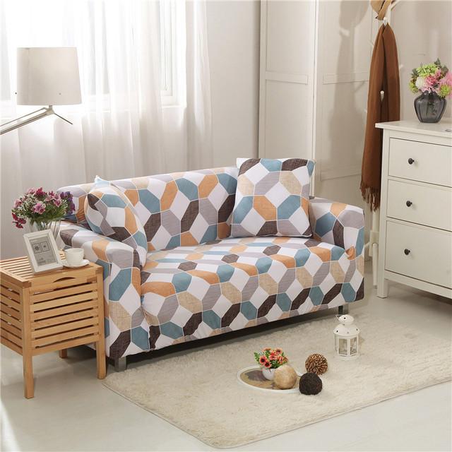 Elasticity Sofa Furniture Covers For Living Room Universal Spandex Case For Stretch Sofa Cover Non -Slip Couch Slipcovers 1 2 3 4 Seater for Home