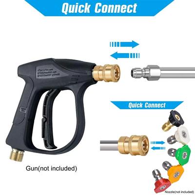 Pressure Washer Water Gun for Car Cleaning Hose Connector For Karcher Nilfisk Parkside Bocsh Quick Connector Nozzles